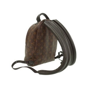 Louis Vuitton Monogram Leather Backpack Brown Palm Springs